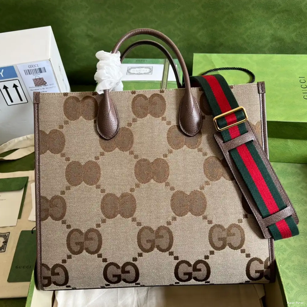 Hyperpeter GG jumbo bag Tote GUCCI with 0529